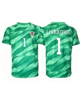 Billige Fotballdrakt Kroatia Dominik Livakovic #1 Keeper Replika Bortedrakt VM 2026 Kortermet Billige Fotballdrakt Kroatia Dominik Livakovic #1 Keeper Replika Bortedrakt VM 2026 Kortermet